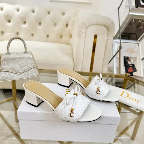 Replica Christian Dior Slippers For Women #1432138 $92.00 USD for Wholesale