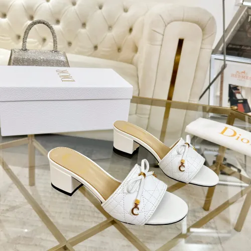 Replica Christian Dior Slippers For Women #1432138 $92.00 USD for Wholesale