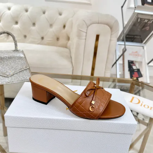 Replica Christian Dior Slippers For Women #1432140 $92.00 USD for Wholesale