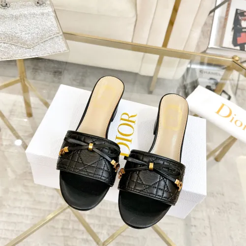 Replica Christian Dior Slippers For Women #1432141 $92.00 USD for Wholesale