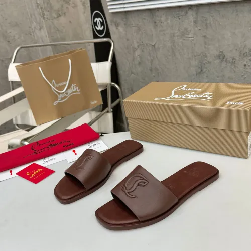 Cheap Christian Louboutin CL Slippers For Women #1432221, $$92.00 USD On Christian Louboutin CL Slippers