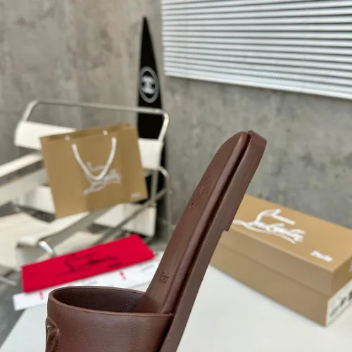 Replica Christian Louboutin CL Slippers For Women #1432221 $92.00 USD for Wholesale