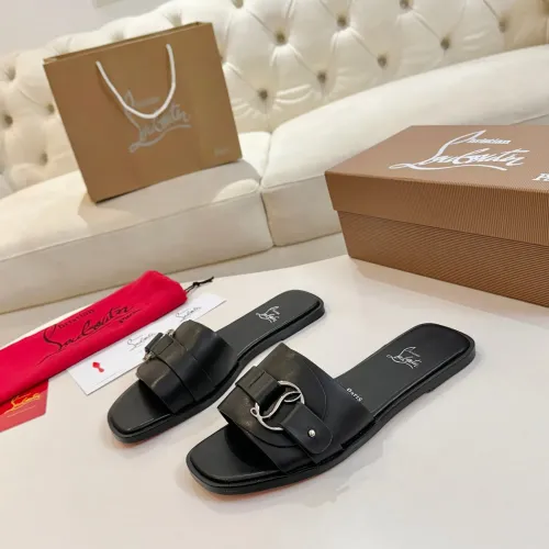 Cheap Christian Louboutin CL Slippers For Women #1432224, $$96.00 USD On Christian Louboutin CL Slippers