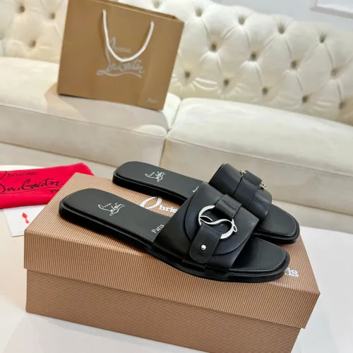 Replica Christian Louboutin CL Slippers For Women #1432224 $96.00 USD for Wholesale