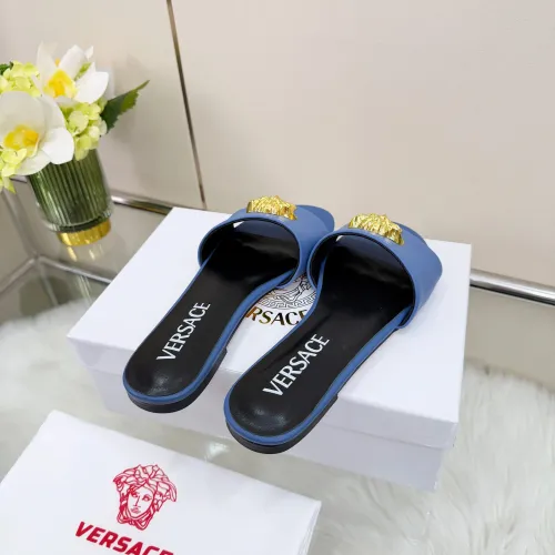 Replica Versace Slippers For Women #1432226 $82.00 USD for Wholesale