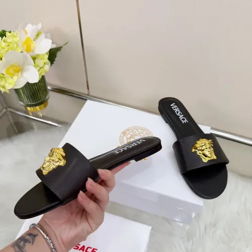 Replica Versace Slippers For Women #1432228 $82.00 USD for Wholesale