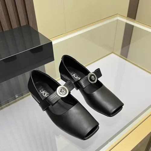 Replica Versace Flat Shoes For Women #1432230 $82.00 USD for Wholesale