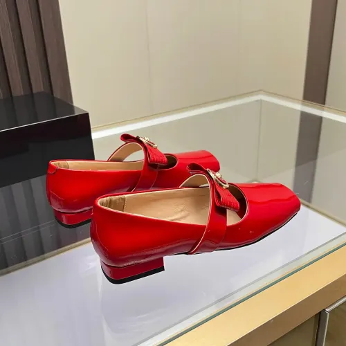 Replica Versace Flat Shoes For Women #1432231 $82.00 USD for Wholesale