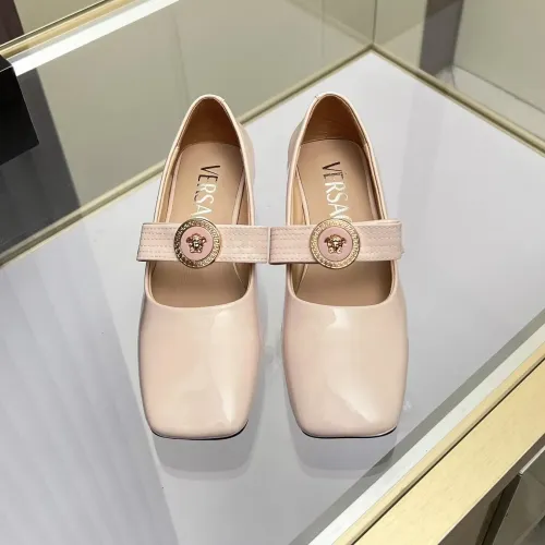 Replica Versace Flat Shoes For Women #1432235 $82.00 USD for Wholesale