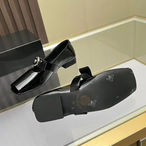 Replica Versace Flat Shoes For Women #1432236 $82.00 USD for Wholesale