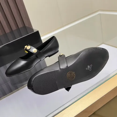 Replica Versace Flat Shoes For Women #1432237 $82.00 USD for Wholesale