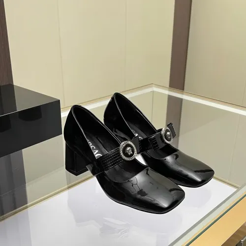 Cheap Versace High-Heeled Shoes For Women #1432239, $$82.00 USD On Versace High-Heeled Shoes
