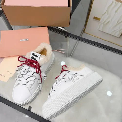 Replica MIU MIU Casual Shoes For Women #1432241 $100.00 USD for Wholesale