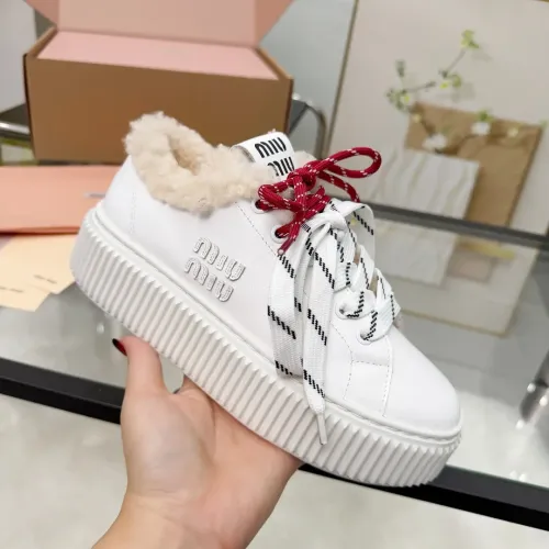 Replica MIU MIU Casual Shoes For Women #1432241 $100.00 USD for Wholesale