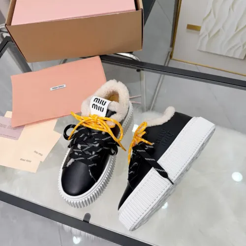 Replica MIU MIU Casual Shoes For Women #1432245 $100.00 USD for Wholesale