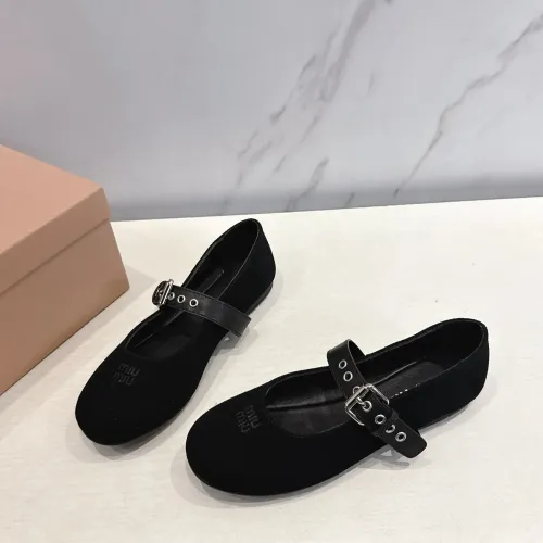Cheap MIU MIU Flat Shoes For Women #1432292, $$96.00 USD On MIU MIU Flat Shoes