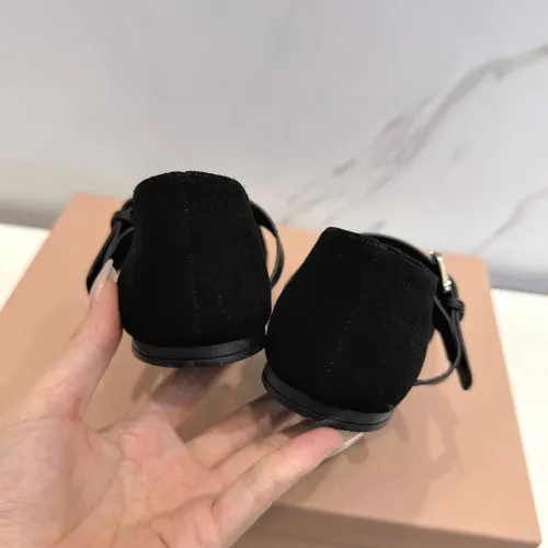 Replica MIU MIU Flat Shoes For Women #1432292 $96.00 USD for Wholesale