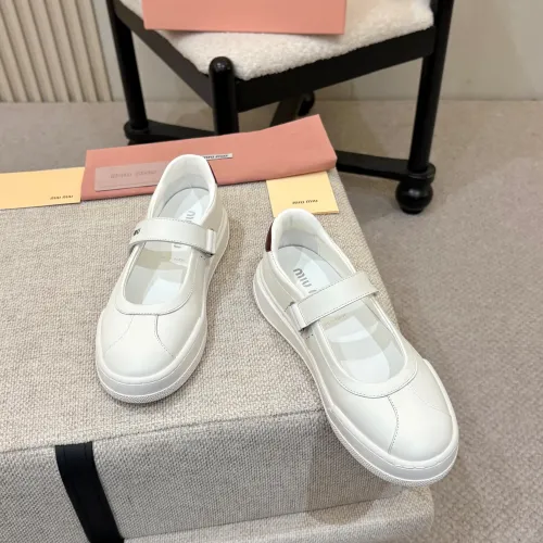 Replica MIU MIU Casual Shoes For Women #1432293 $98.00 USD for Wholesale