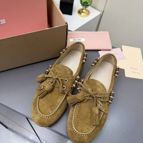 Replica MIU MIU Casual Shoes For Women #1432480 $92.00 USD for Wholesale