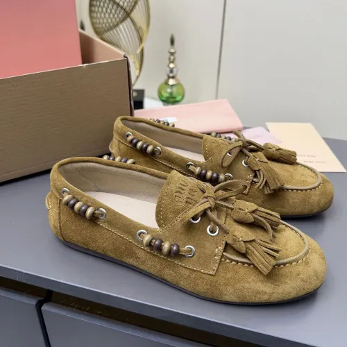 Replica MIU MIU Casual Shoes For Women #1432480 $92.00 USD for Wholesale