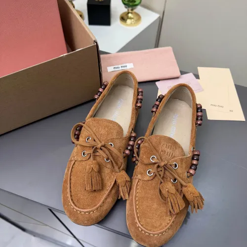 Replica MIU MIU Casual Shoes For Women #1432481 $92.00 USD for Wholesale