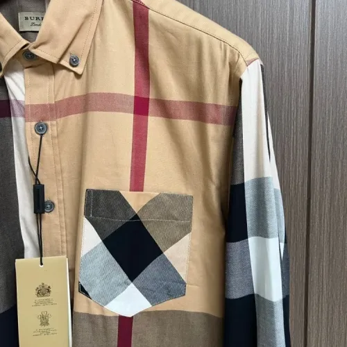 Replica Burberry Shirts Long Sleeved For Men #1432619 $60.00 USD for Wholesale