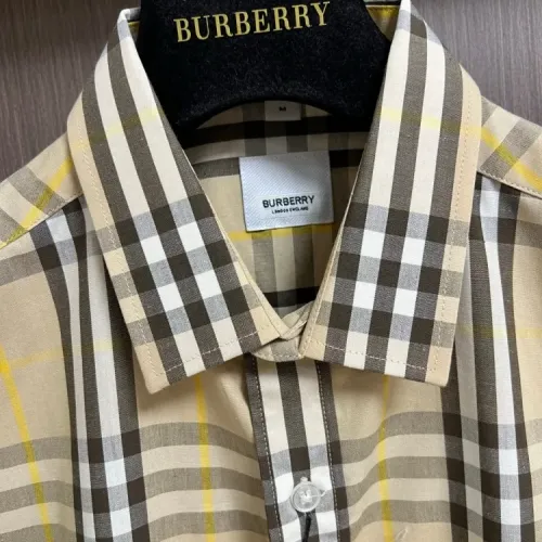 Replica Burberry Shirts Long Sleeved For Men #1432627 $72.00 USD for Wholesale