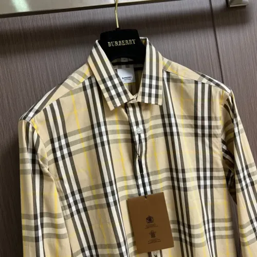 Replica Burberry Shirts Long Sleeved For Men #1432627 $72.00 USD for Wholesale