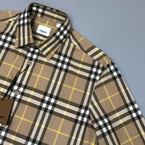 Replica Burberry Shirts Long Sleeved For Men #1432645 $72.00 USD for Wholesale