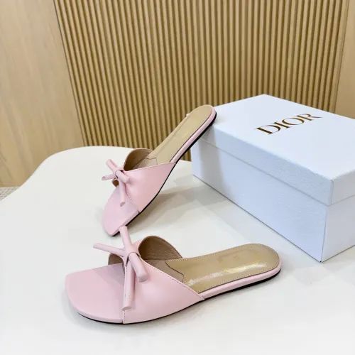 Replica Christian Dior Slippers For Women #1432652 $82.00 USD for Wholesale