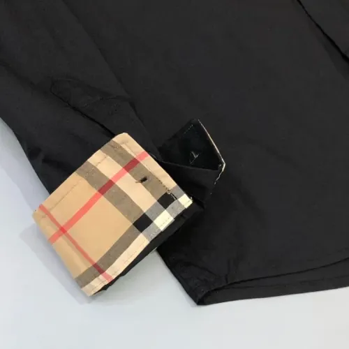 Replica Burberry Shirts Long Sleeved For Men #1432658 $72.00 USD for Wholesale