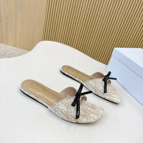 Replica Christian Dior Slippers For Women #1432660 $82.00 USD for Wholesale