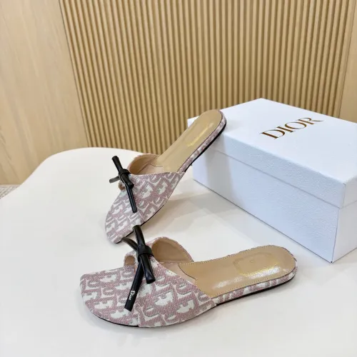 Replica Christian Dior Slippers For Women #1432663 $82.00 USD for Wholesale