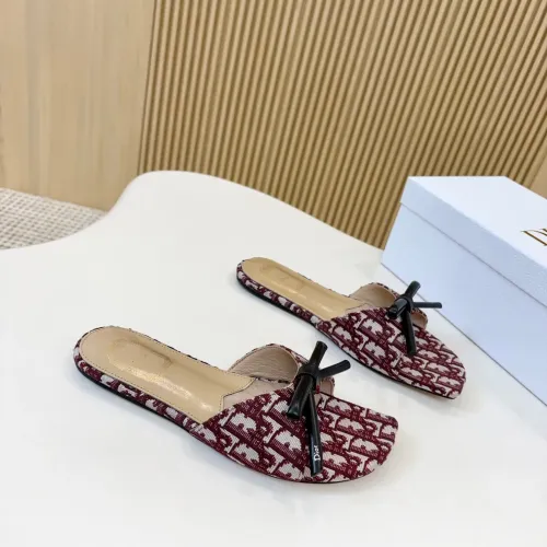 Replica Christian Dior Slippers For Women #1432665 $82.00 USD for Wholesale