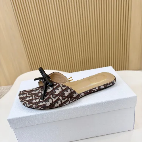 Replica Christian Dior Slippers For Women #1432667 $82.00 USD for Wholesale