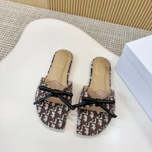 Replica Christian Dior Slippers For Women #1432667 $82.00 USD for Wholesale