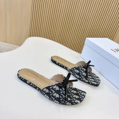 Replica Christian Dior Slippers For Women #1432668 $82.00 USD for Wholesale