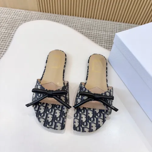 Replica Christian Dior Slippers For Women #1432668 $82.00 USD for Wholesale