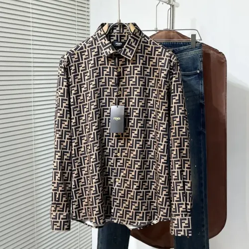 Cheap Fendi Shirts Long Sleeved For Men #1432675, $$60.00 USD On Fendi Shirts