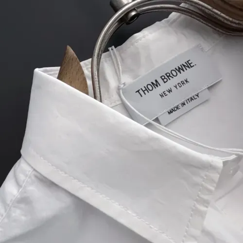 Replica Thom Browne TB Shirts Long Sleeved For Men #1432686 $64.00 USD for Wholesale