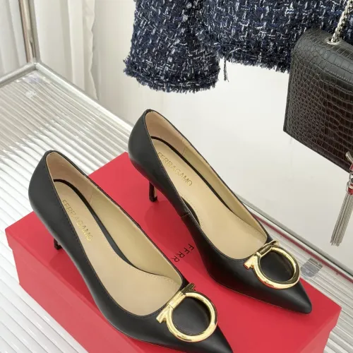 Replica Salvatore Ferragamo High-Heeled Shoes For Women #1432737 $108.00 USD for Wholesale