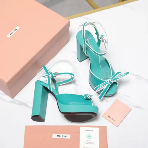 Replica MIU MIU Sandal For Women #1432742 $118.00 USD for Wholesale