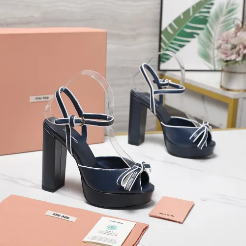 Replica MIU MIU Sandal For Women #1432745 $118.00 USD for Wholesale