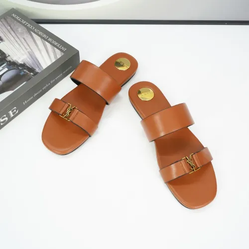 Replica Yves Saint Laurent YSL Slippers For Women #1432760 $88.00 USD for Wholesale