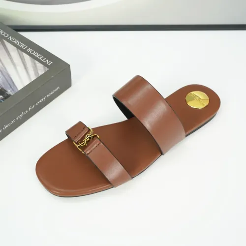 Replica Yves Saint Laurent YSL Slippers For Women #1432762 $88.00 USD for Wholesale