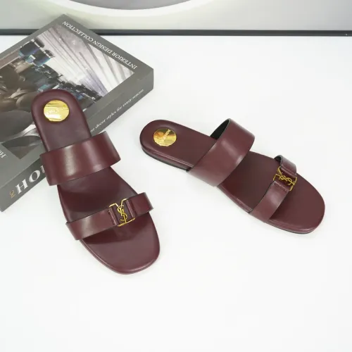 Replica Yves Saint Laurent YSL Slippers For Women #1432764 $88.00 USD for Wholesale