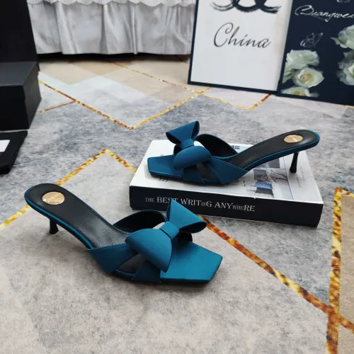 Replica Yves Saint Laurent YSL Slippers For Women #1432806 $112.00 USD for Wholesale