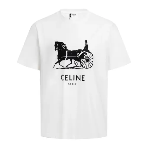 Cheap Celine T-Shirts Short Sleeved For Unisex #1432829, $$52.00 USD On Celine T-Shirts