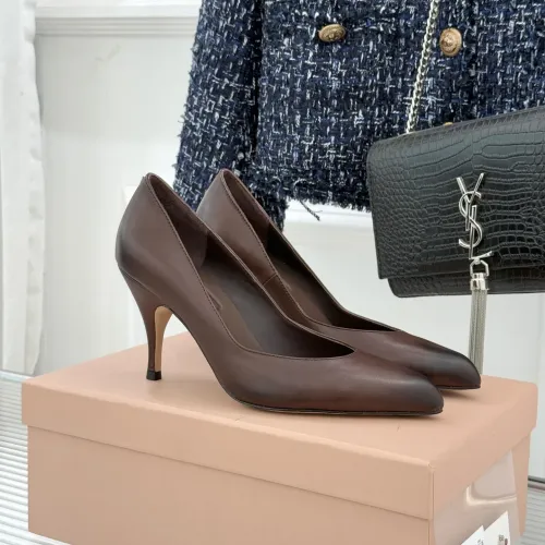 Cheap MIU MIU High-Heeled Shoes For Women #1432834, $$112.00 USD On MIU MIU High-Heeled Shoes