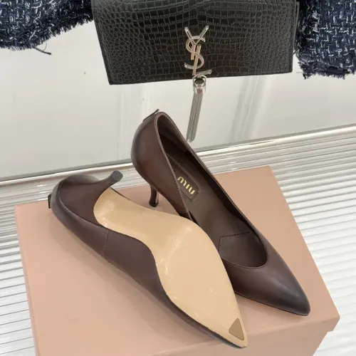 Replica MIU MIU High-Heeled Shoes For Women #1432834 $112.00 USD for Wholesale